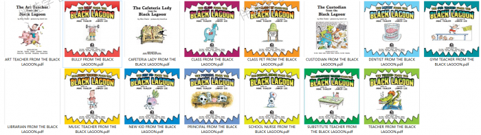 《Black Lagoon Adventures 黑湖小学历险记》15本英文桥梁书PDF 百度网盘下载