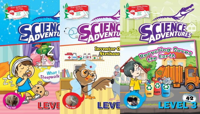 《Science Adventures Level 1-3》科学冒险历险记全三册PDF 百度网盘下载