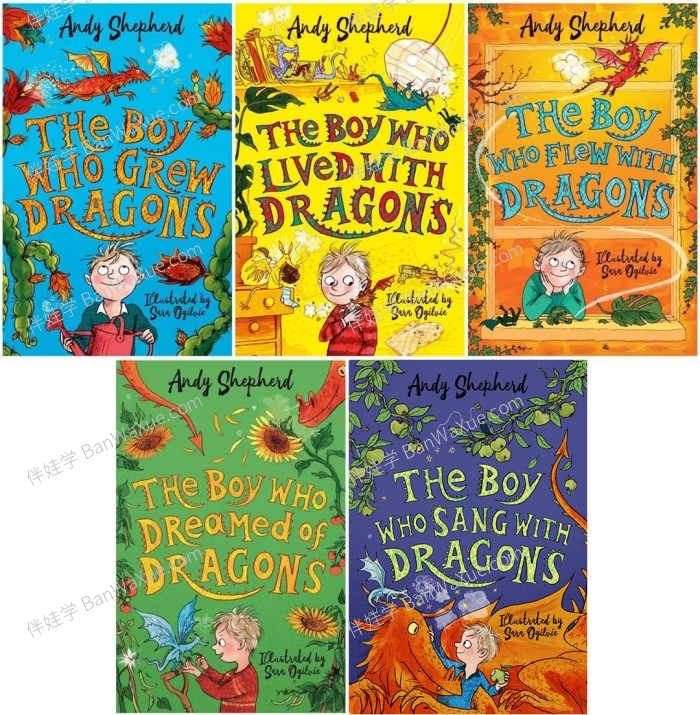 《The Boy Who Grew Dragons 养龙的男孩》6-12岁原版有声英文桥梁书PDF+MP3音频 百度云网盘下载