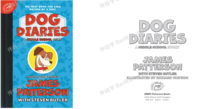 《狗狗日记 Dog Diaries Series 1-4》四册英文原版狗狗生活英文读物章节书PDF 百度云网盘下载