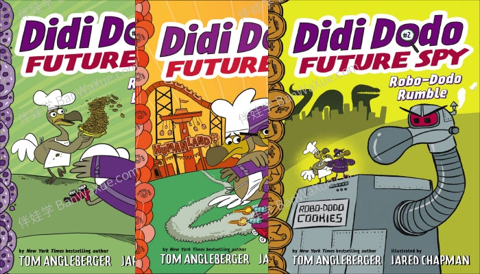 《Didi Dodo Future Spy Series 1-3》未来的间谍冒险故事英文原版侦探类英文桥梁书PDF 百度云网盘下载