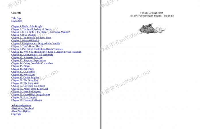 《The Boy Who Grew Dragons 养龙的男孩》6-12岁原版有声英文桥梁书PDF+MP3音频 百度云网盘下载