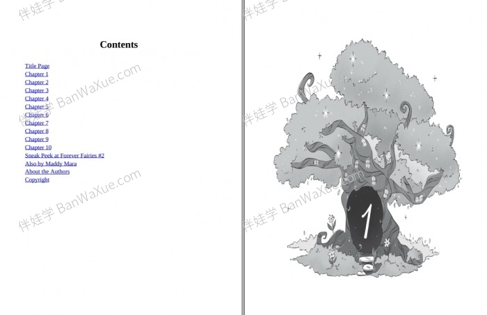 《永恒仙子 Forever Fairies Series 1-2》两册英文原本版章节电子书PDF 百度云网盘下载