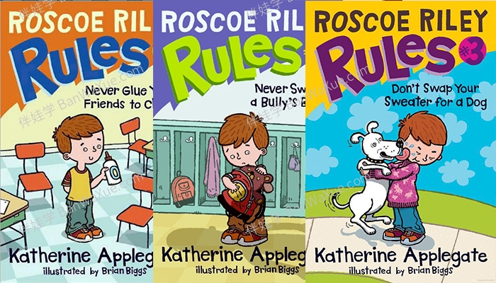 《Roscoe Riley Rules 罗斯科莱利规则》有声英文原版章节书MP3音频PDF+MOBI 百度云网盘下载