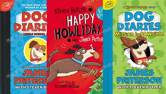 《狗狗日记 Dog Diaries Series 1-4》四册英文原版狗狗生活英文读物章节书PDF 百度云网盘下载