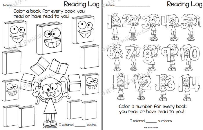 《Differentiated reading logs for whole year 阅读日志》82页阅读打卡记录表PDF  百度云网盘下载