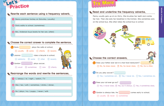 【频率副词专项训练】6页玩转always/sometimes/never! PDF百度云网盘下载