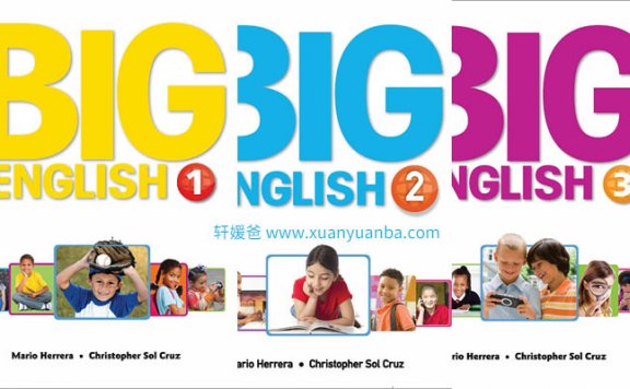 【英语】《Big English 培生朗文教材1-6》全高清PDF+音频+视频+交互软件 百度云网盘下载