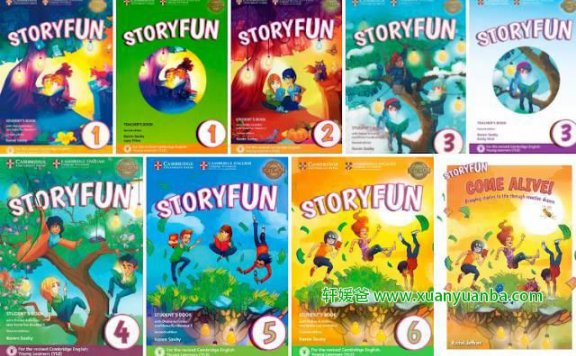 剑桥少儿英语（YLE）官方备考教材《Storyfun for 系列1-6》 Homefun 第2版 百度云网盘下载