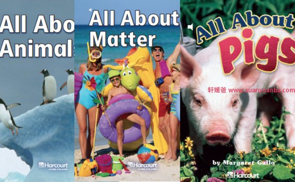 《Harcourt Science Grade K-6》哈考特系列分级阅读科学绘本MP3+PDF 百度云网盘下载