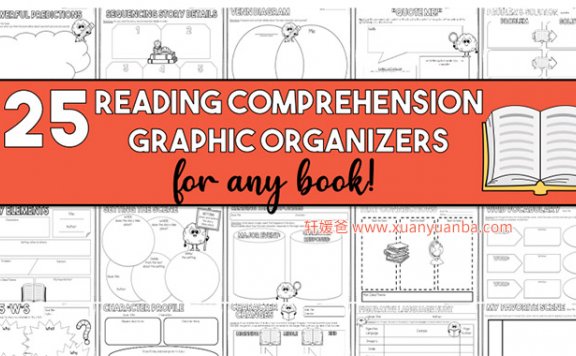 《25张Reading Response阅读反馈图》帮助孩子英文高效阅读PDF 百度云网盘下载