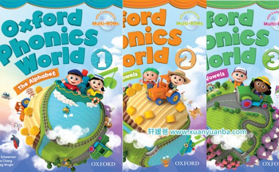 《Oxford Phonics World牛津拼读世界1-5册》高清PDF音频视频游戏软件全套 百度云网盘下载