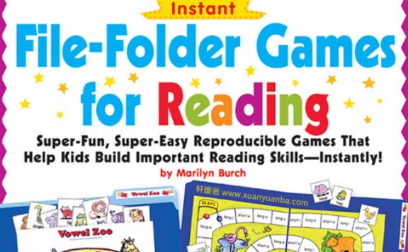 《Instant File-Folder Games for Reading》阅读游戏手工书提供阅读技能PDF百度云网盘下载