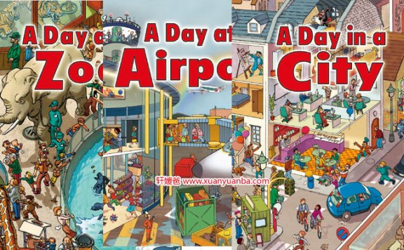 《time goes by》时间流逝系列儿童科普绘本8册高清PDF 百度云网盘下载