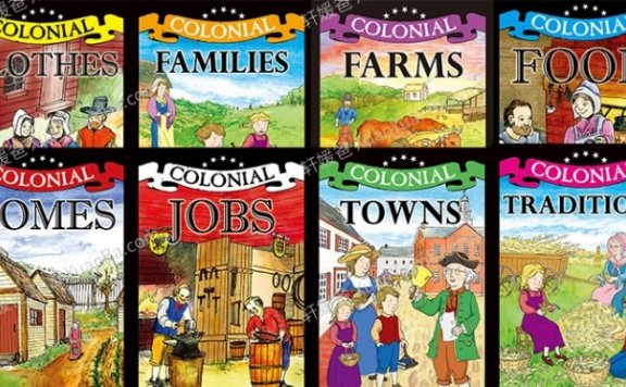 《Colonial》8本殖民地文化英语读物绘本高清PDF 百度云网盘下载