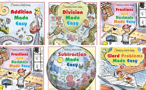 《Making Math Easy》轻松学数学小学生原版数学思维桥梁书PDF 百度云网盘下载