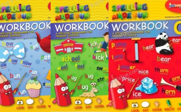 《Spelling Made Fun A-C》有趣的拼写练习册3册 PDF 百度云网盘下载