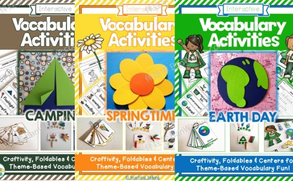 《学前主题词汇包 Preschool Vocabulary Activities Bundle》幼儿园英文练习24册PDF 百度云网盘下载