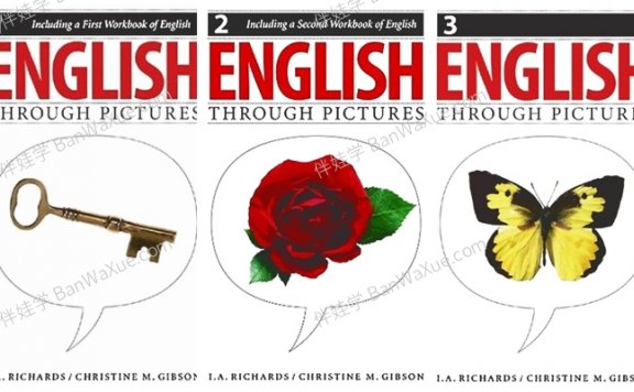 《看图学英语 English Through Pictures L1-L3》图解英语英文教材PDF+MP3音频 百度网盘下载
