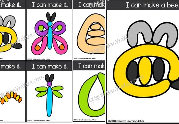 《Playdough Mats Visual Cards 黏土闪卡》15册百种粘土玩法闪卡PDF 百度云网盘下载