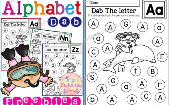《Alphabet Dab》26个英文字母练习PDF 百度云网盘下载