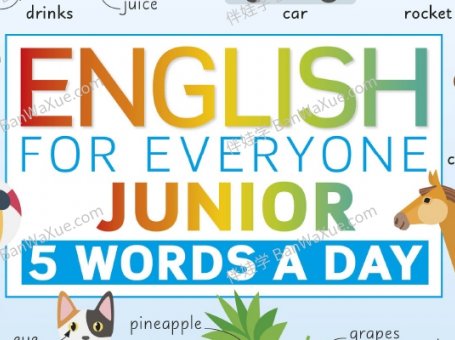 《每天五个单词 DK Junior 5 Words a Day》240页儿童英文词汇书 PDF+MP3百度网盘下载