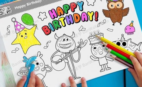 《Super  Simple Coloring pages 涂色卡147本》幼儿儿童英文涂色练习 PDF 百度云网盘下载