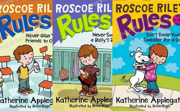 《Roscoe Riley Rules 罗斯科莱利规则》有声英文原版章节书MP3音频PDF+MOBI 百度云网盘下载