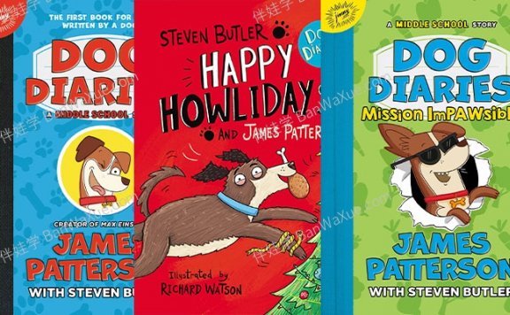 《狗狗日记 Dog Diaries Series 1-4》四册英文原版狗狗生活英文读物章节书PDF 百度云网盘下载