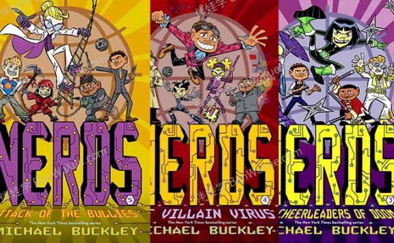 《Michael Buckley – NERDS Series 1-5》五册冒险类英文章节有声书音频MP3电子书PDF 百度云网盘下载