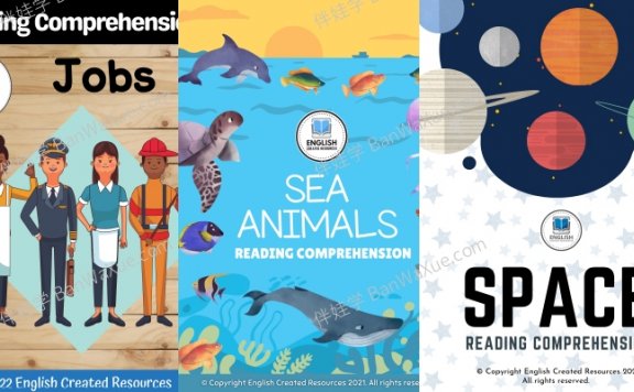 《七大主题低龄阅读理解 Reading Comprehension》小学英文初级阅读理解练习纸PDF电子版 百度云网盘下载