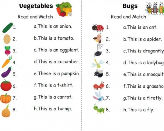 《Read and Match》多主题一年级英语阅读和匹配练习题PDF 百度云网盘下载