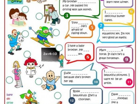 《Can worksheets》9份语法练习纸Word格式 百度云网盘下载